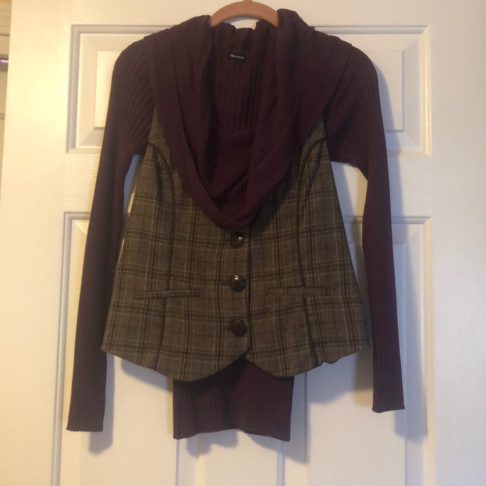 Sweater and matching vest